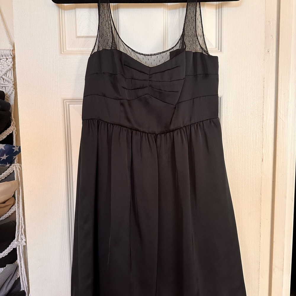 American Eagle Outfitters Black Mesh Detail Top